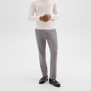 Theory Men’s Zaine Pant in Precision Ponte in Grey Size 40